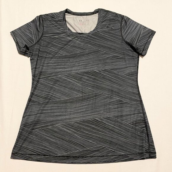 Under Armour Womens Shirt Size Large Heatgear Fitted Tshirt - Picture 16 of 16